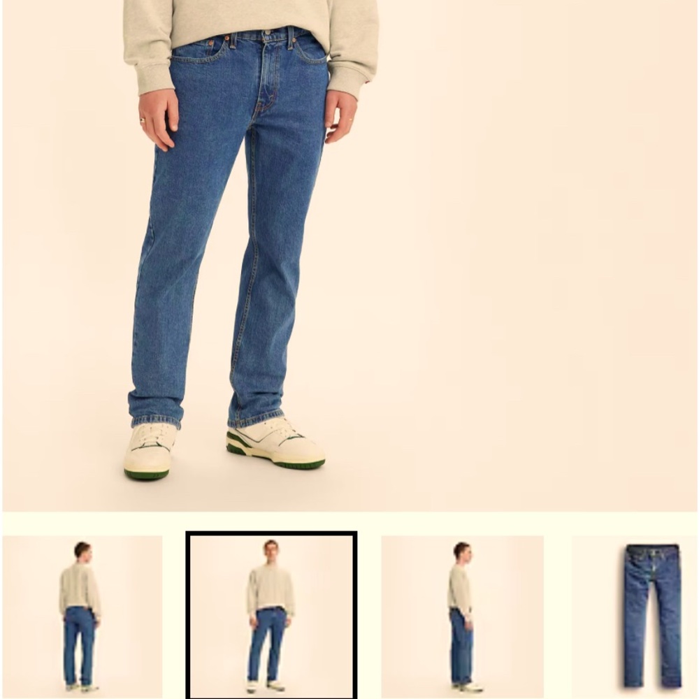 LEVI STRAUSS & CO. MEN’S 514 JEANS W34 L34